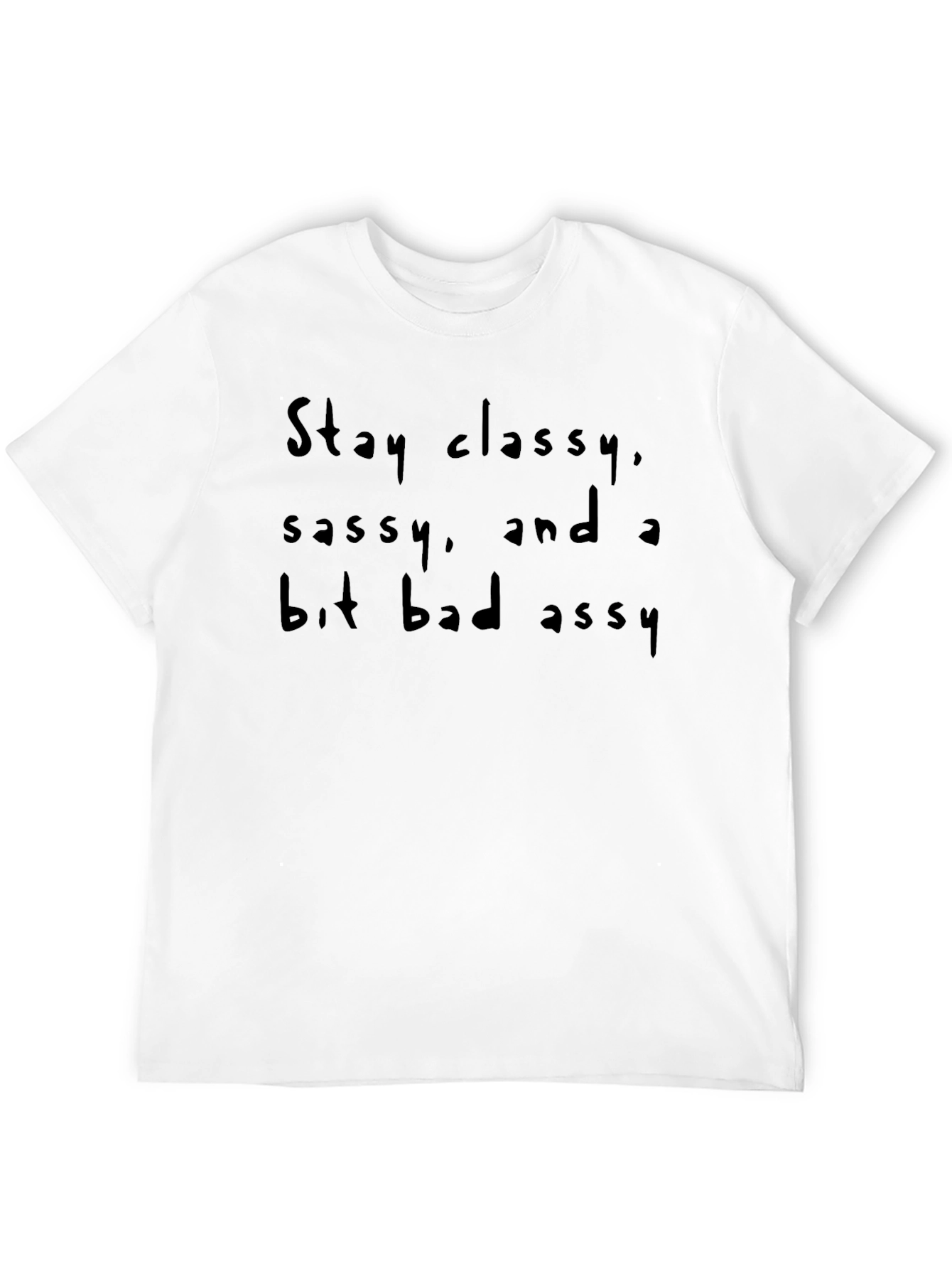 Camiseta Negra con Texto Divertido para Mujer