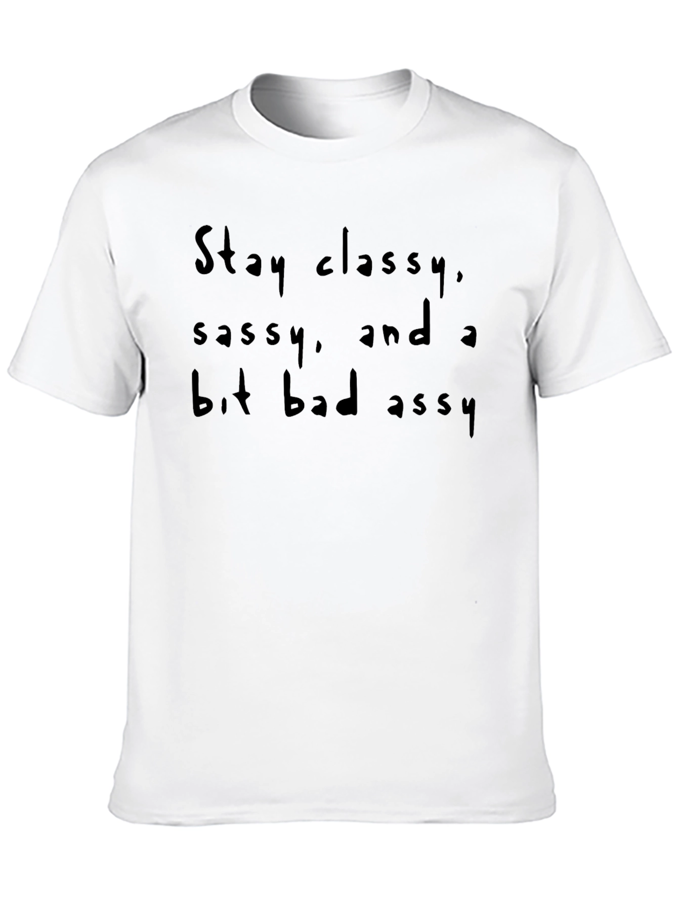 Camiseta Negra con Texto Divertido para Mujer