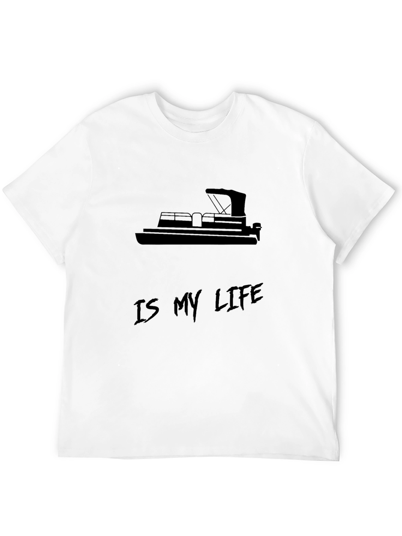 Camiseta Negra Hombre: Barco es mi Vida