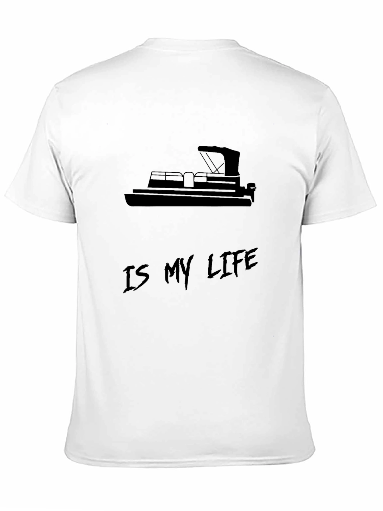 Camiseta Negra Hombre: Barco es mi Vida