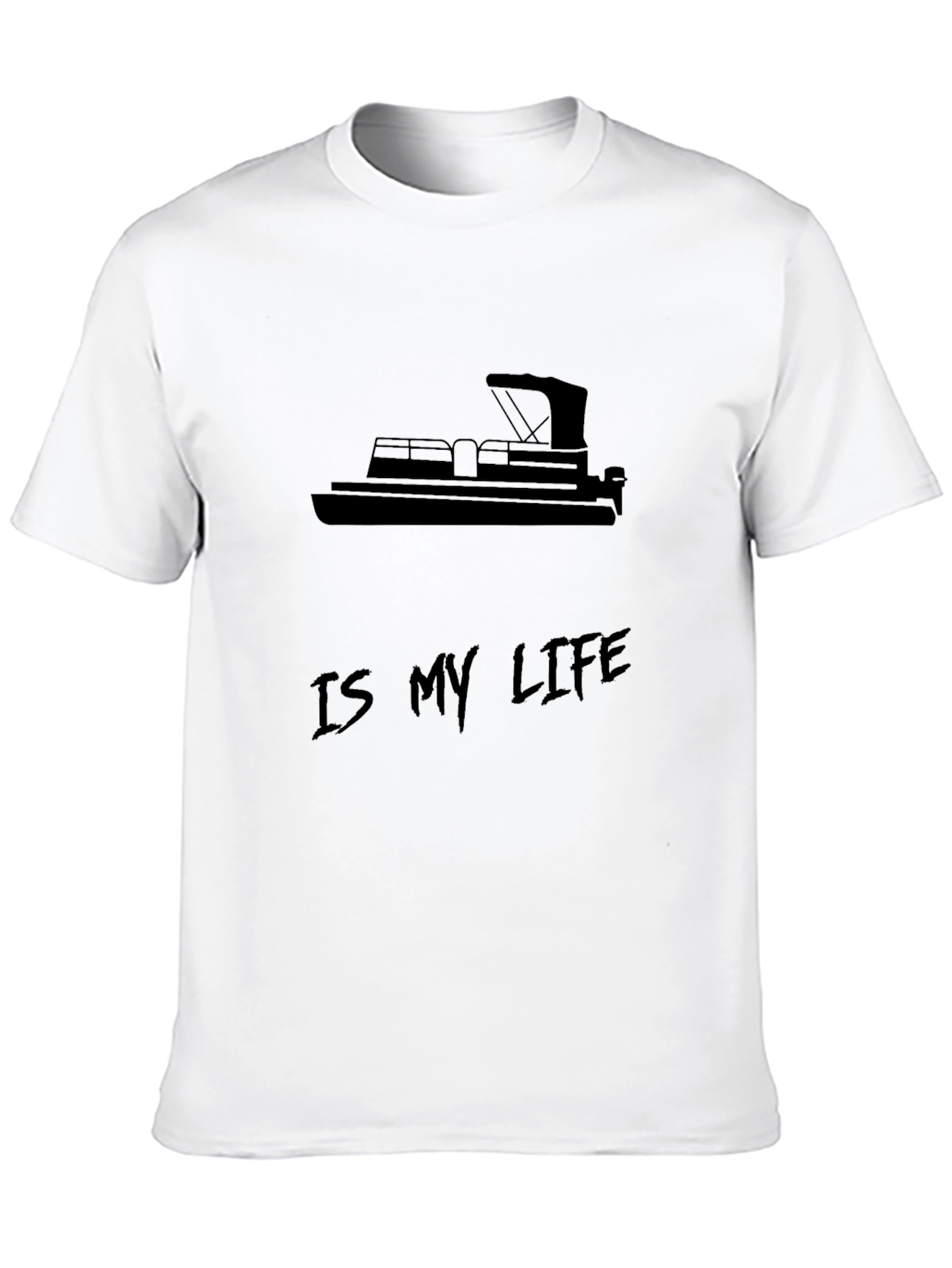 Camiseta Negra Hombre: Barco es mi Vida