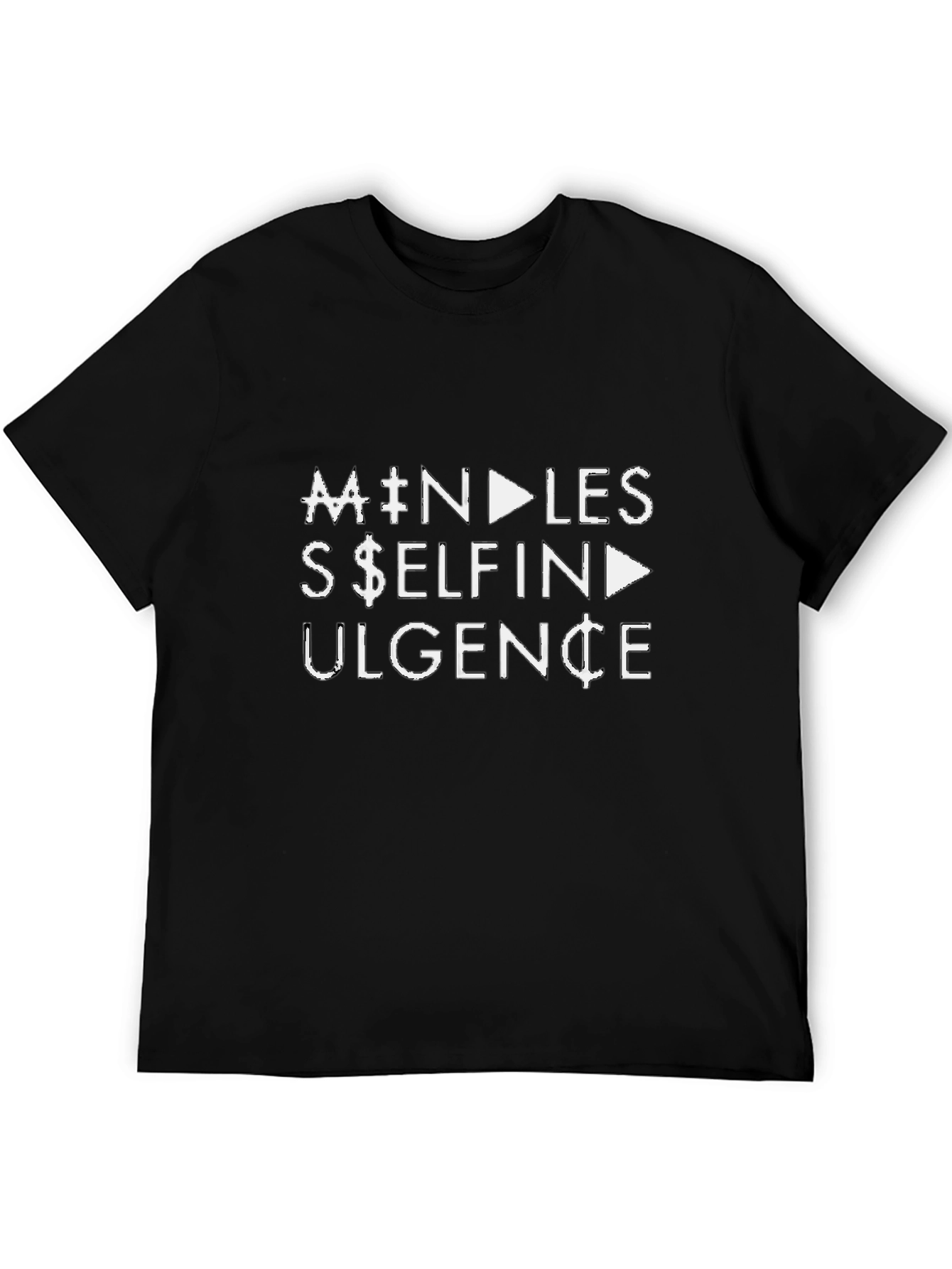 Camiseta Negra con Diseño Mindless Self Indulgence