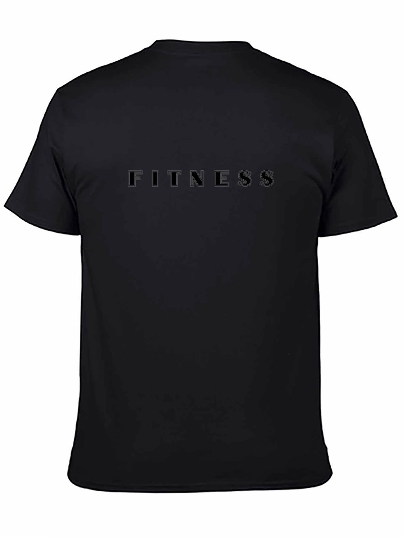Camiseta Negra Fitness Hombre - Estilo y Comodidad