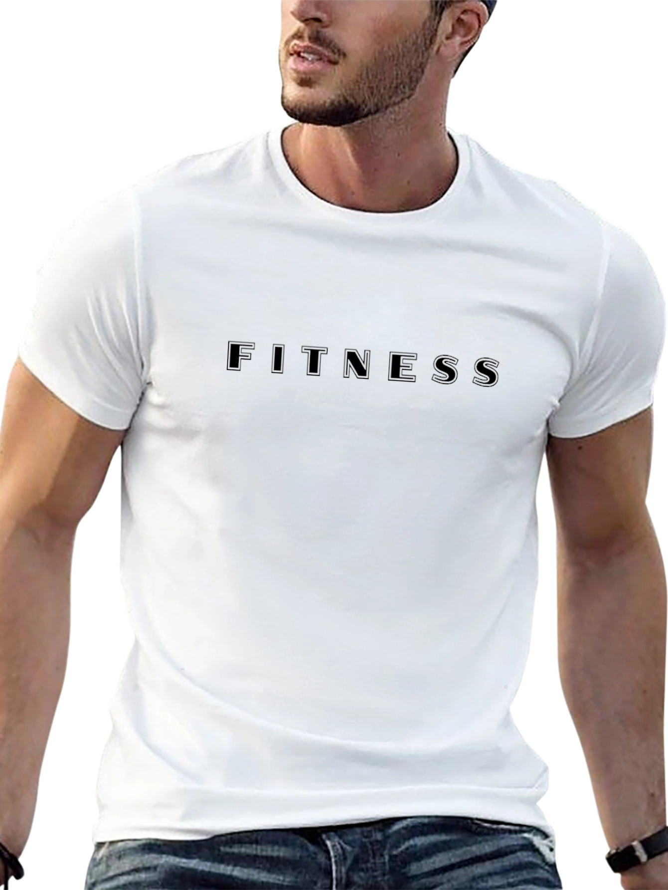 Camiseta Negra Fitness Hombre - Estilo y Comodidad