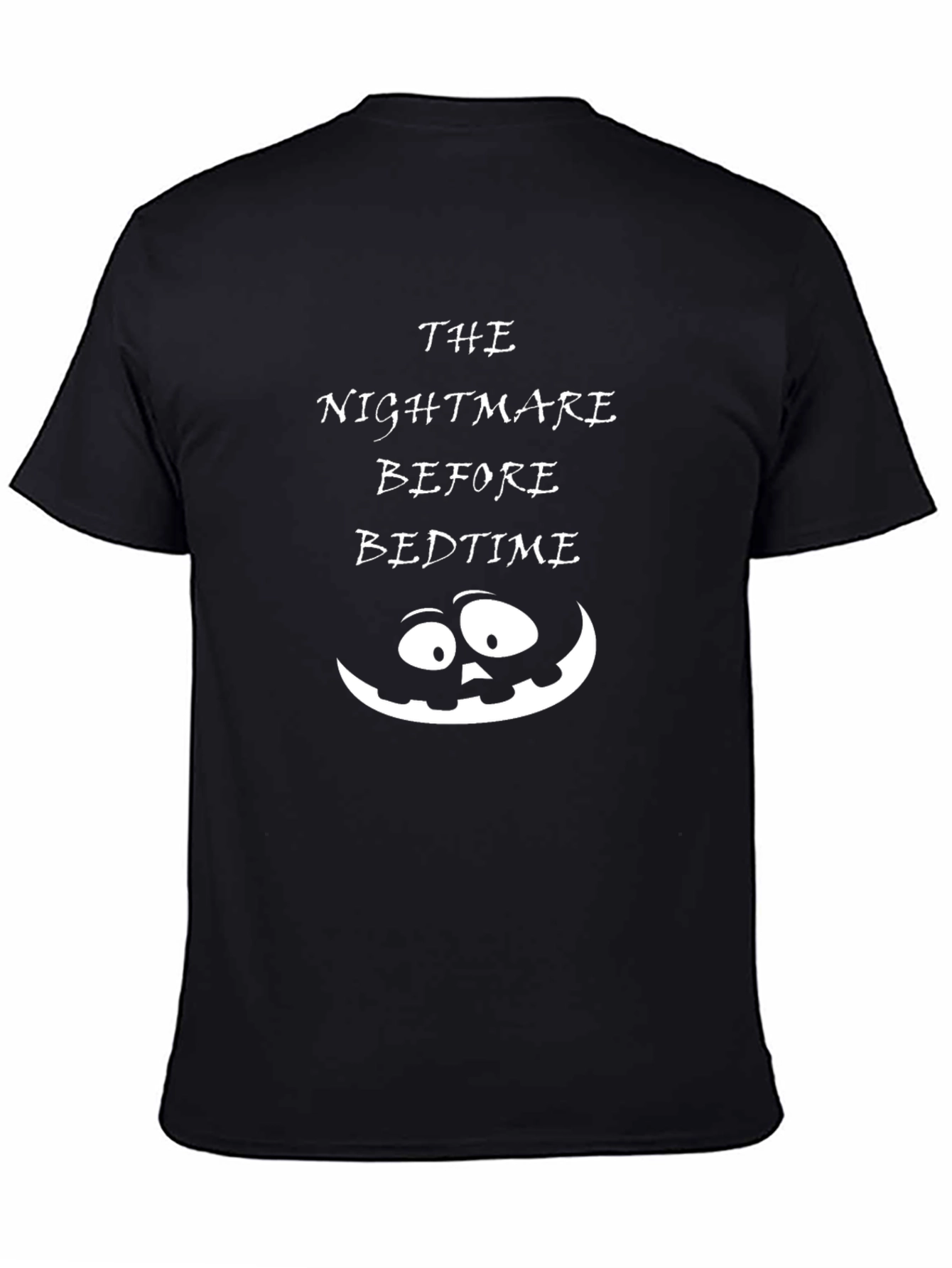Camiseta Negra Pesadilla Antes de Acostarse