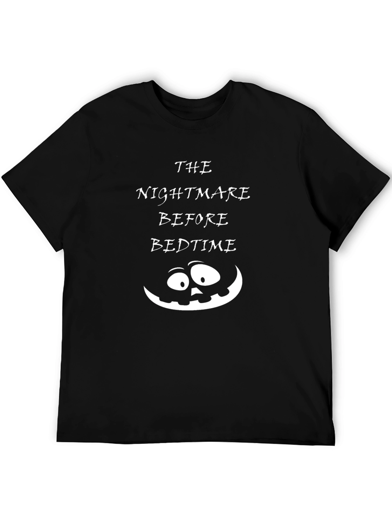 Camiseta Negra Pesadilla Antes de Acostarse