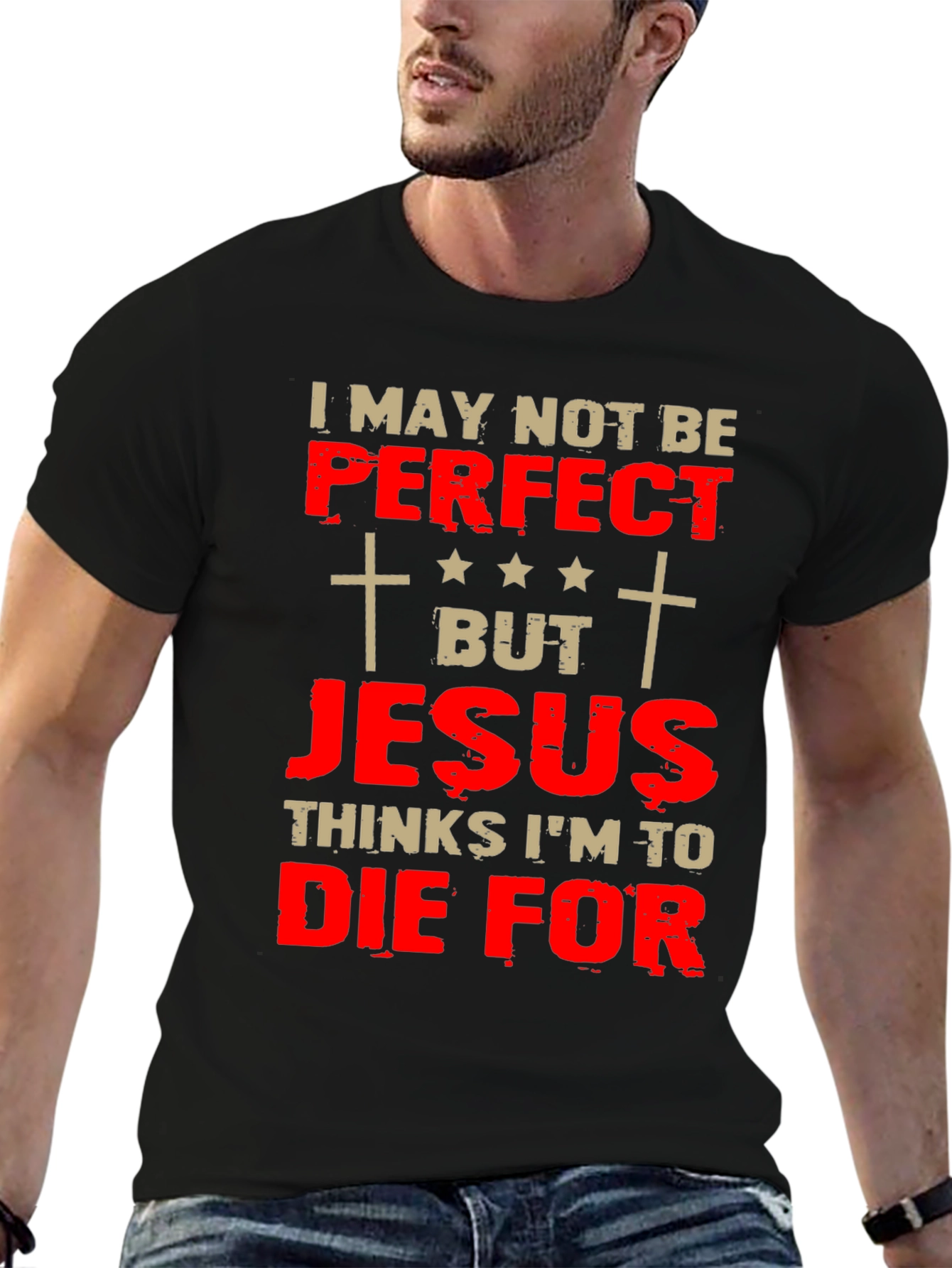 Camiseta Cristiana: Perfecto Para Jesús
