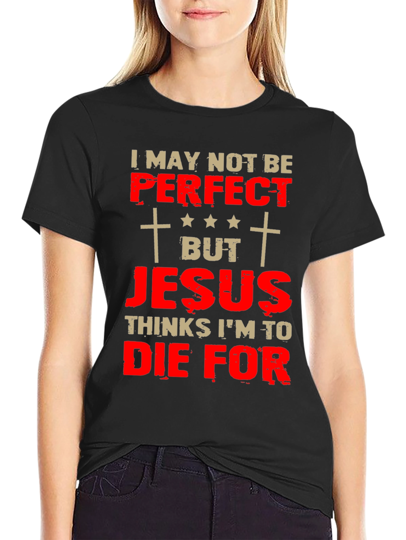 Camiseta Cristiana: Perfecto Para Jesús