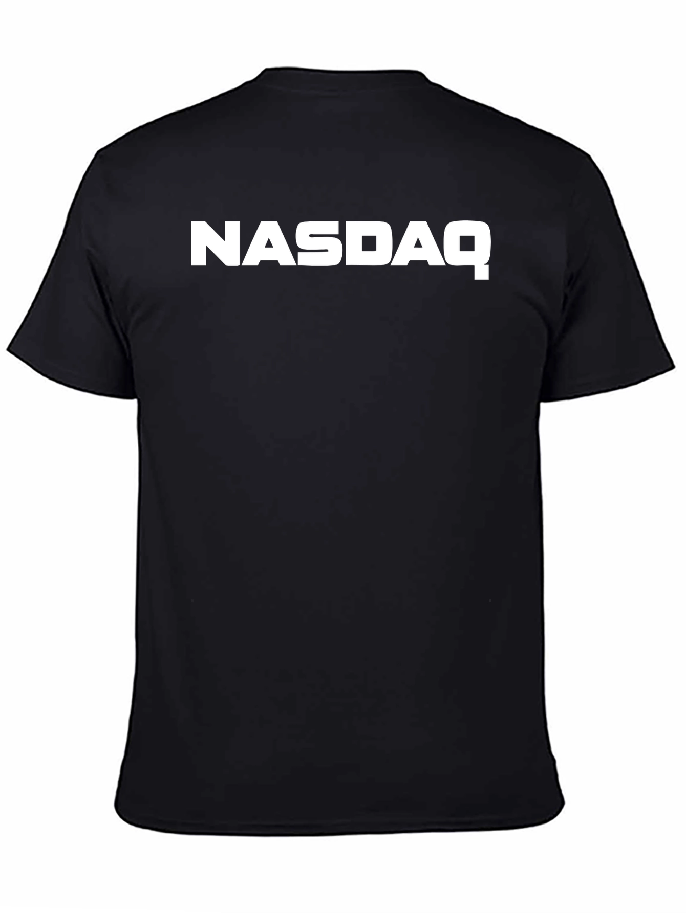 Camiseta Negra NASDAQ para Hombre