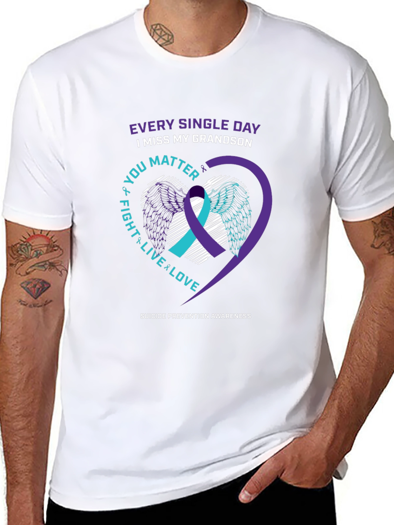 Camiseta Conmemorativa de Concientización sobre el Suicidio