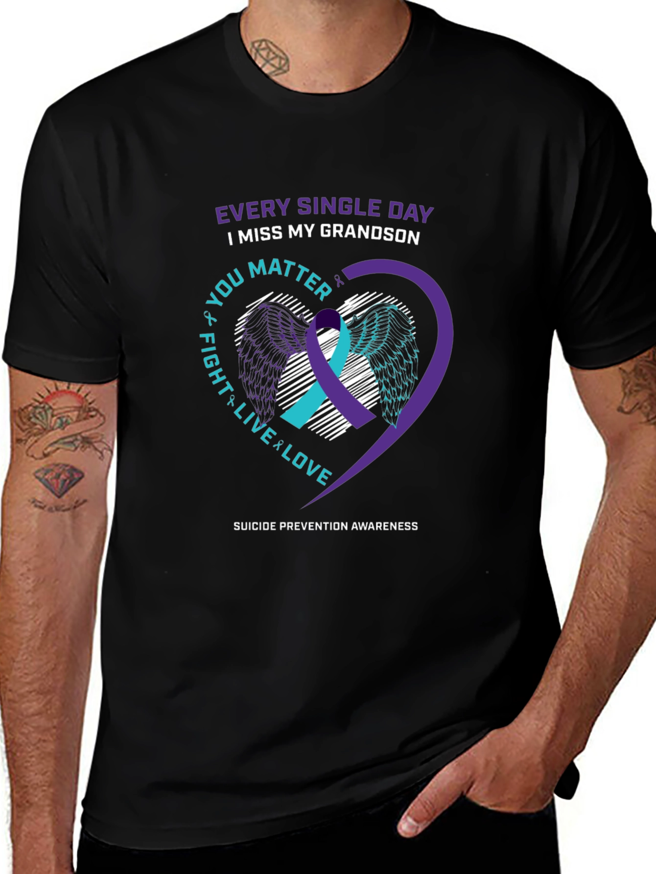 Camiseta Conmemorativa de Concientización sobre el Suicidio