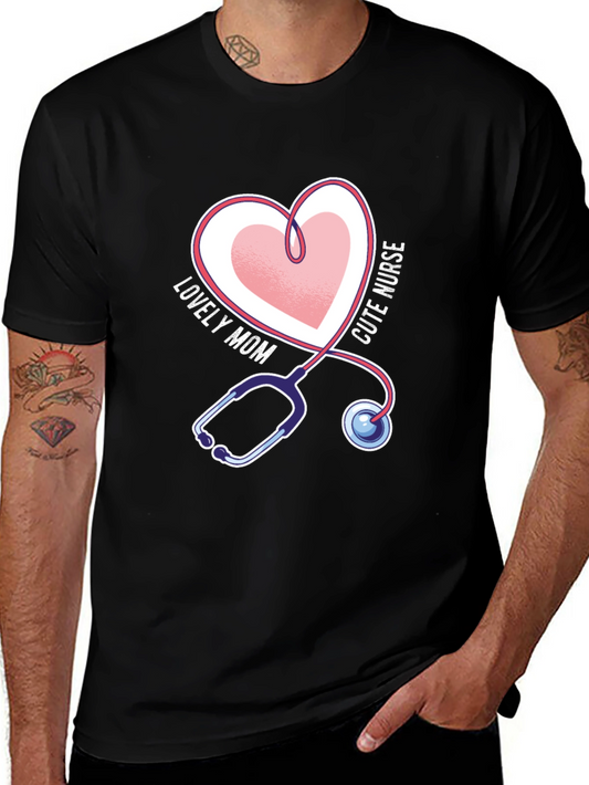 Camiseta Negra Mamá Enfermera