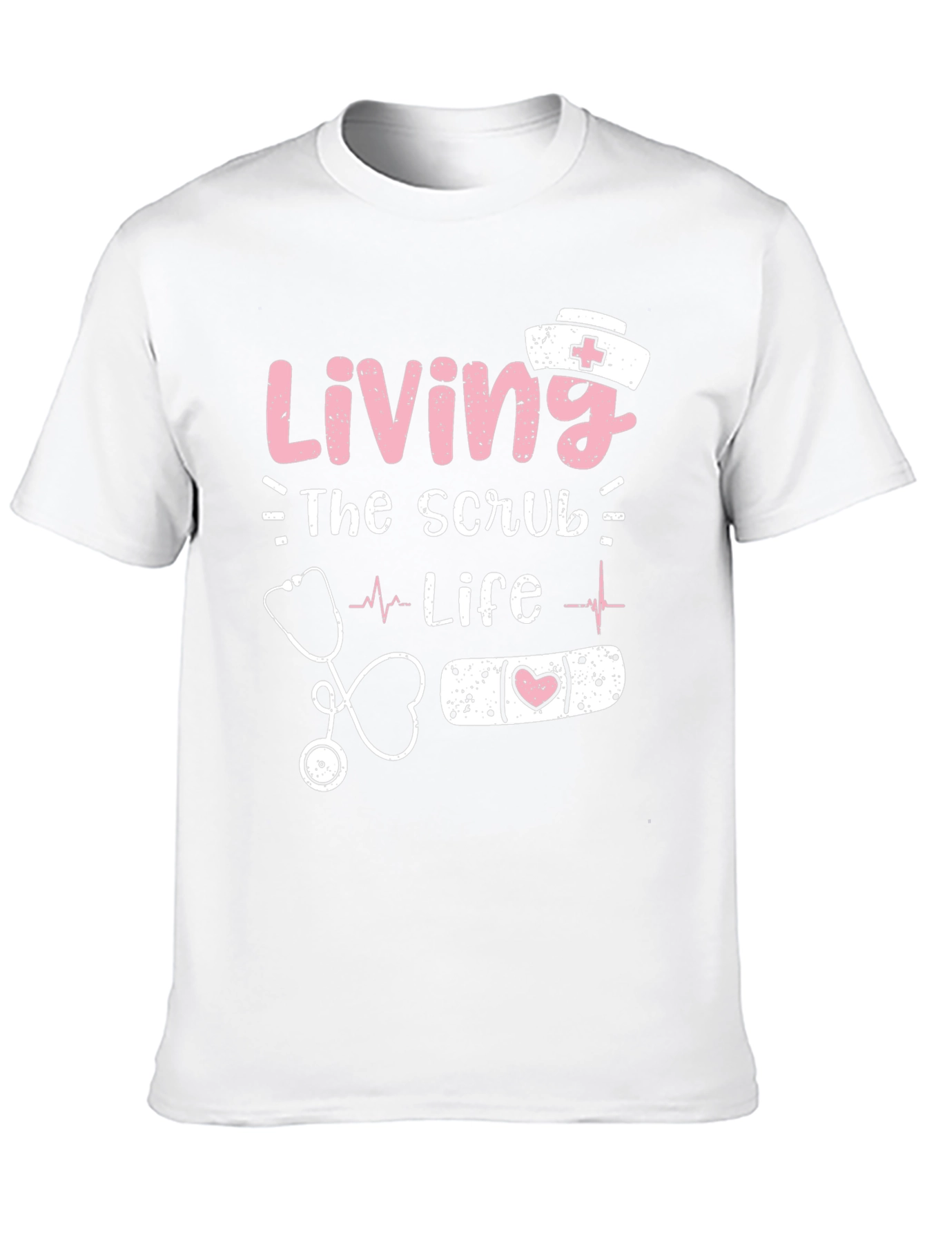 Camiseta Living the Scrub Life para Enfermeras