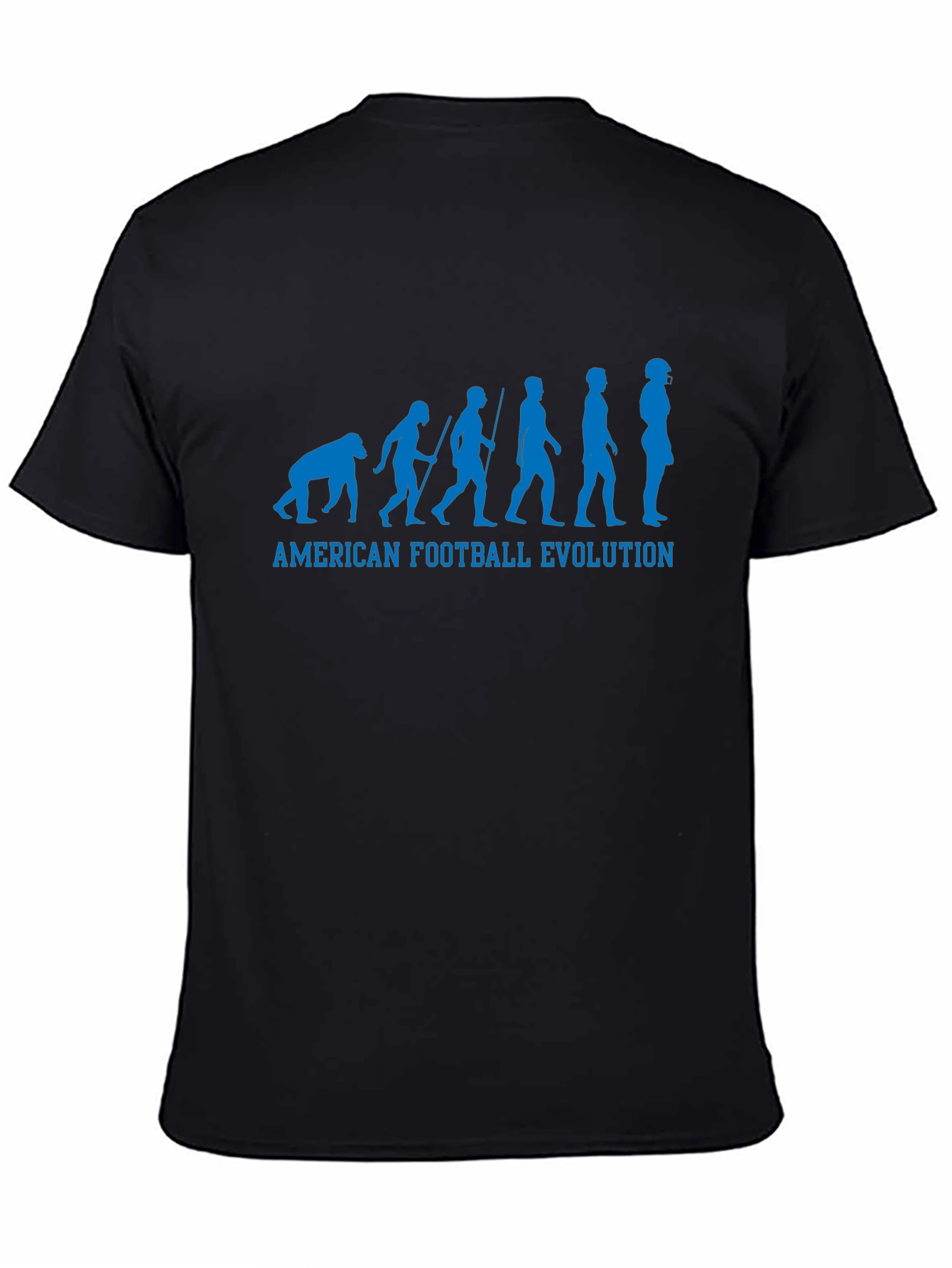 Camiseta Negra Evolución Fútbol Americano