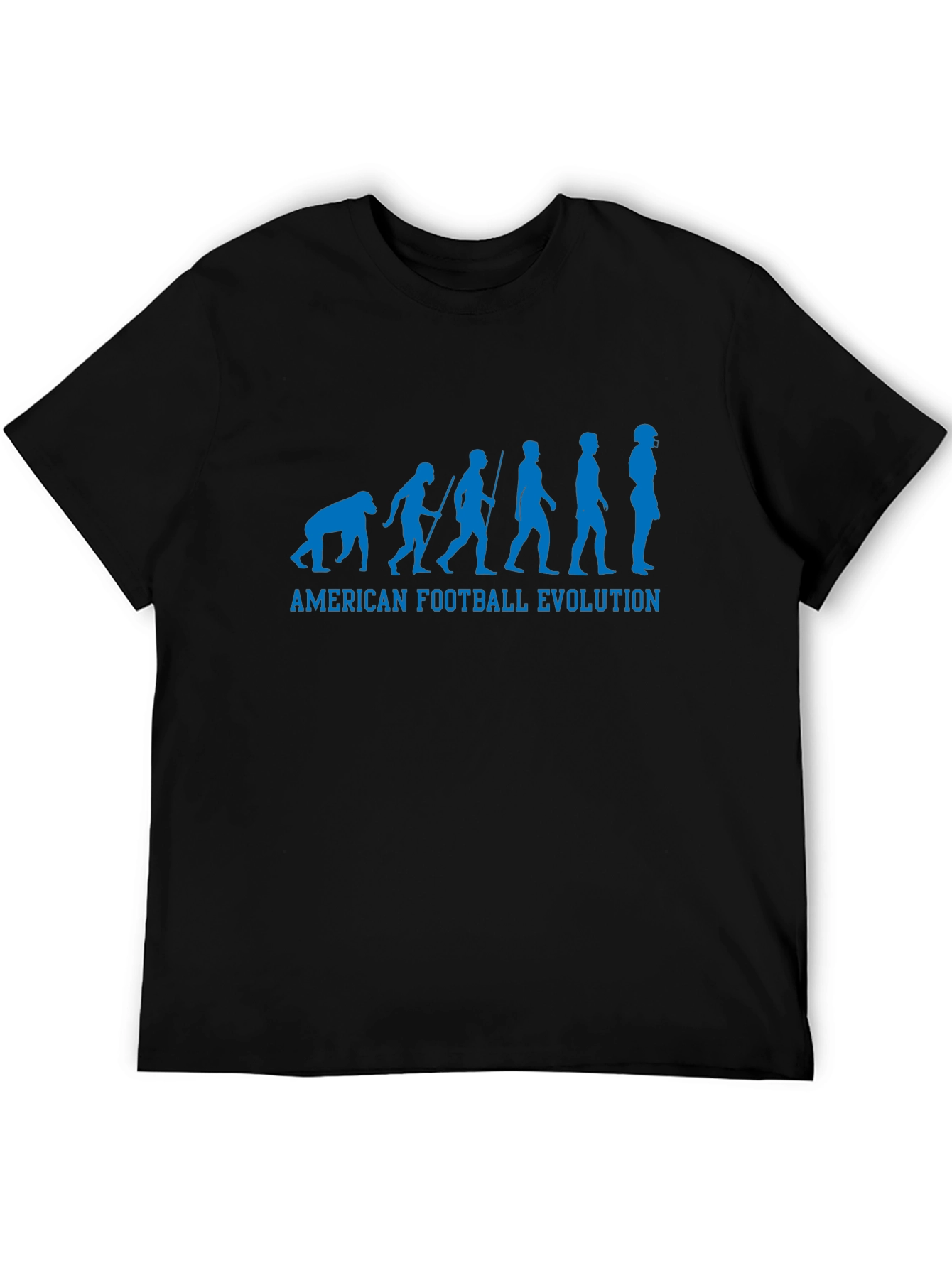 Camiseta Negra Evolución Fútbol Americano