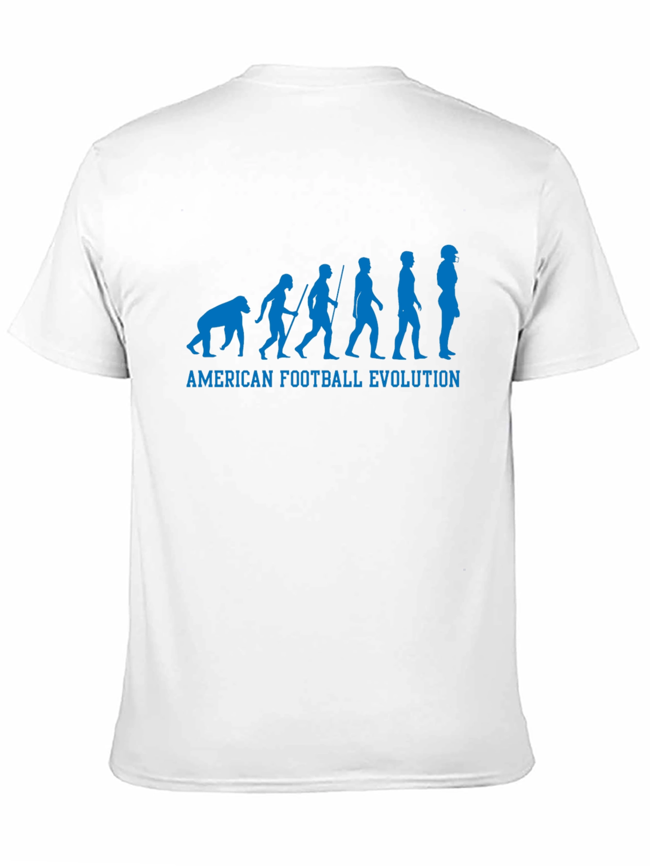 Camiseta Negra Evolución Fútbol Americano