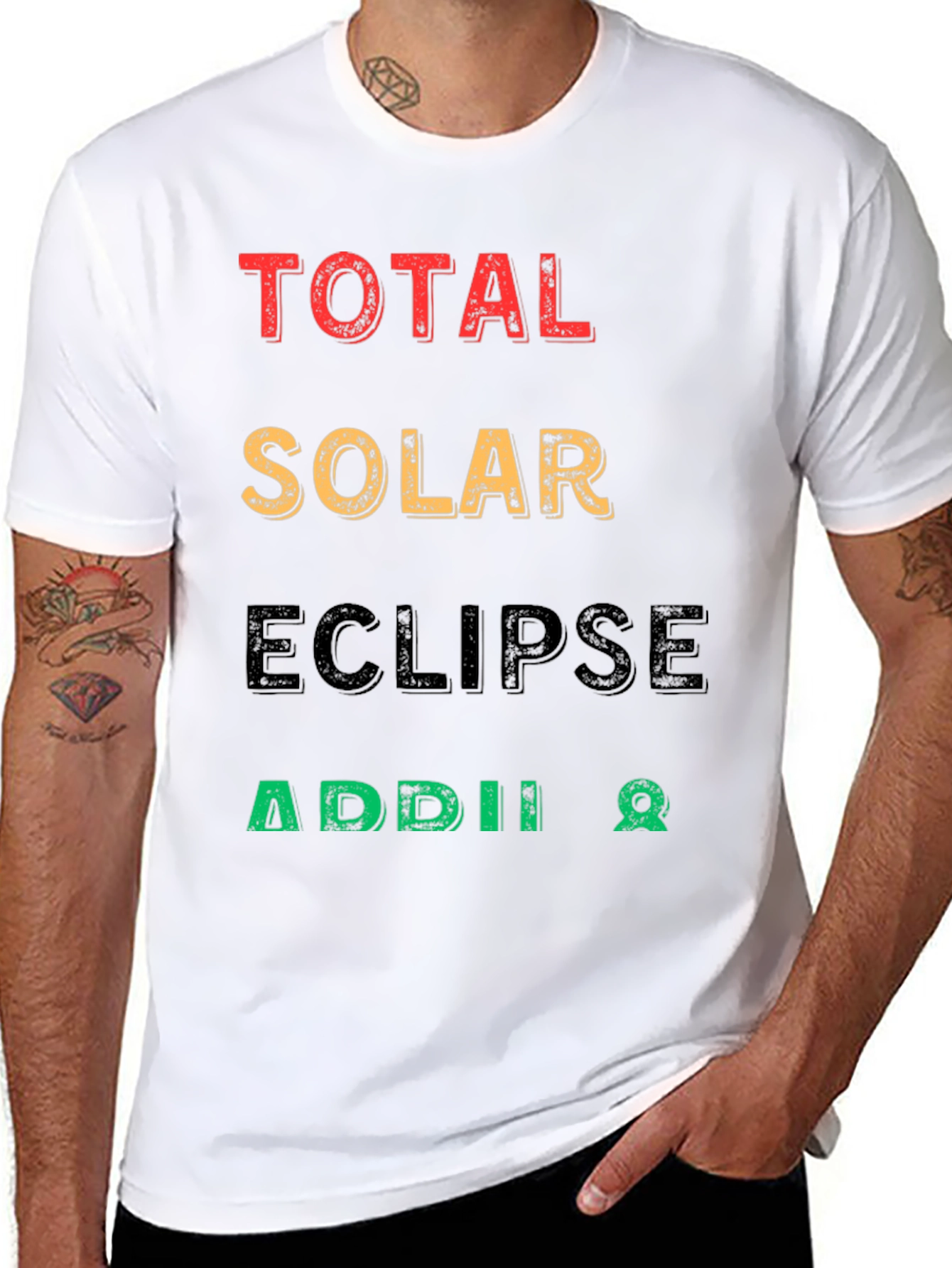 Camiseta Hombre Eclipse Solar Total - Addii &