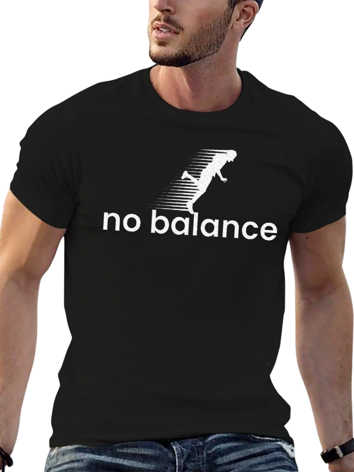 Camiseta Negra Hombre No Balance Original