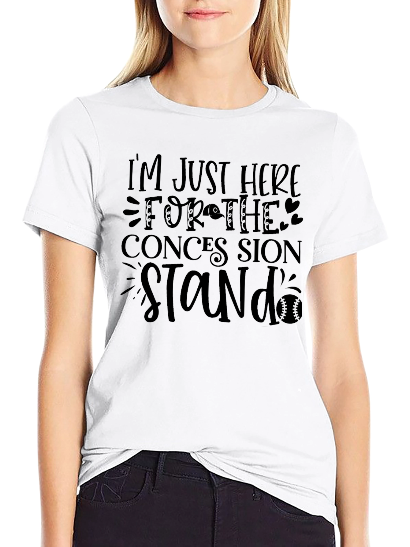 Camiseta Negra: Solo Aquí Por Comida!