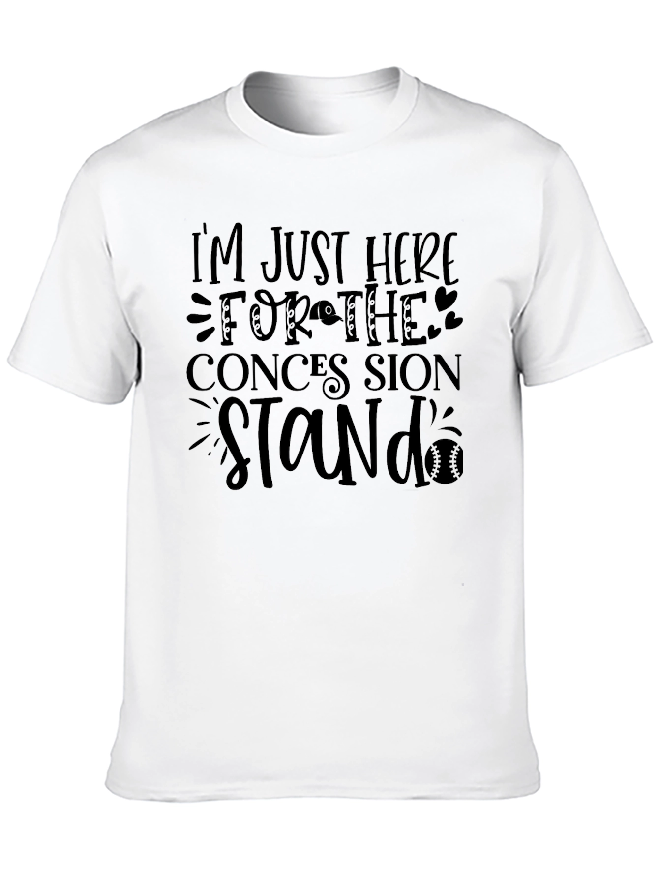 Camiseta Negra: Solo Aquí Por Comida!