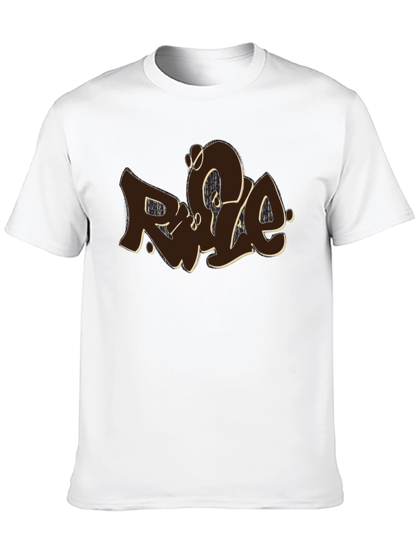 Camiseta Negra con Diseño Rule