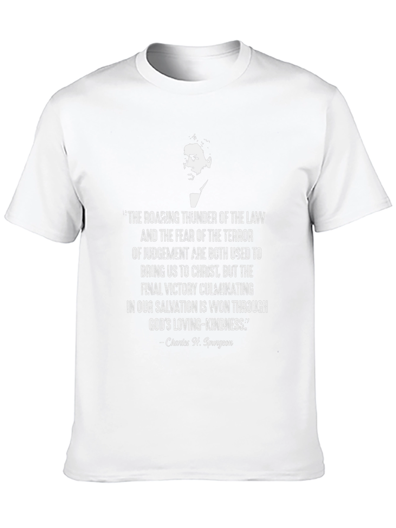 Camiseta Negra con Cita Inspiradora de Charles Spurgeon