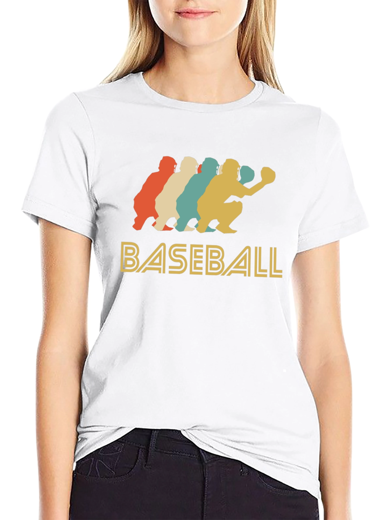 Camiseta Hombre Béisbol Retro