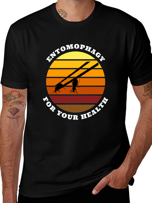 Camiseta Entomofagia Salud: Insectos Cuchillos Sol