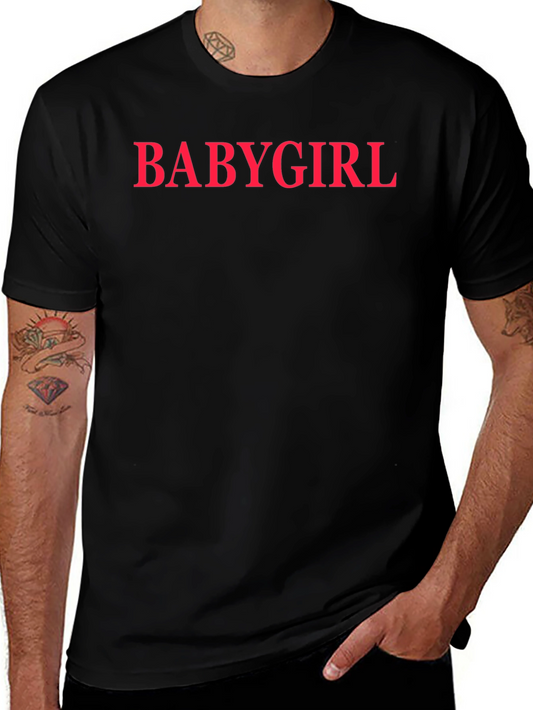 Camiseta Negra Babygirl para Hombre