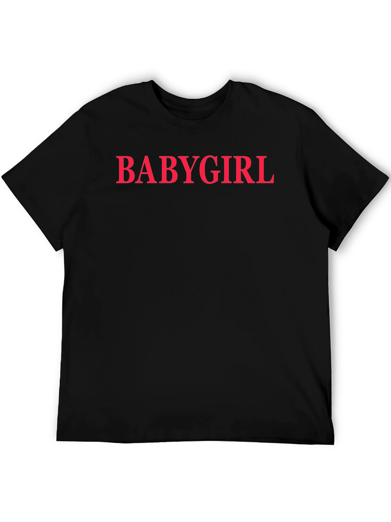 Camiseta Negra Babygirl para Hombre