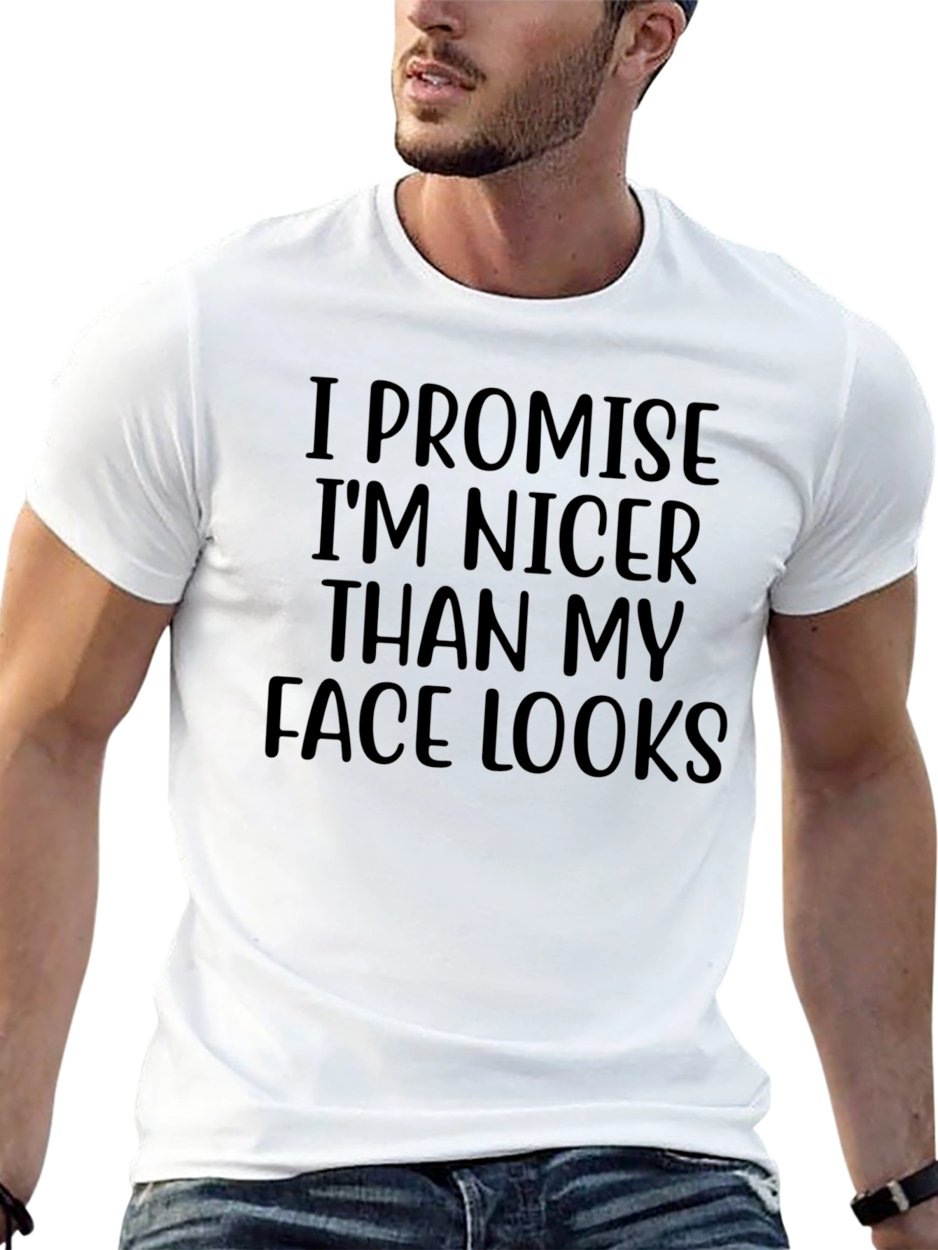 Camiseta Hombre Soy Más Simpático De Lo Que Parece