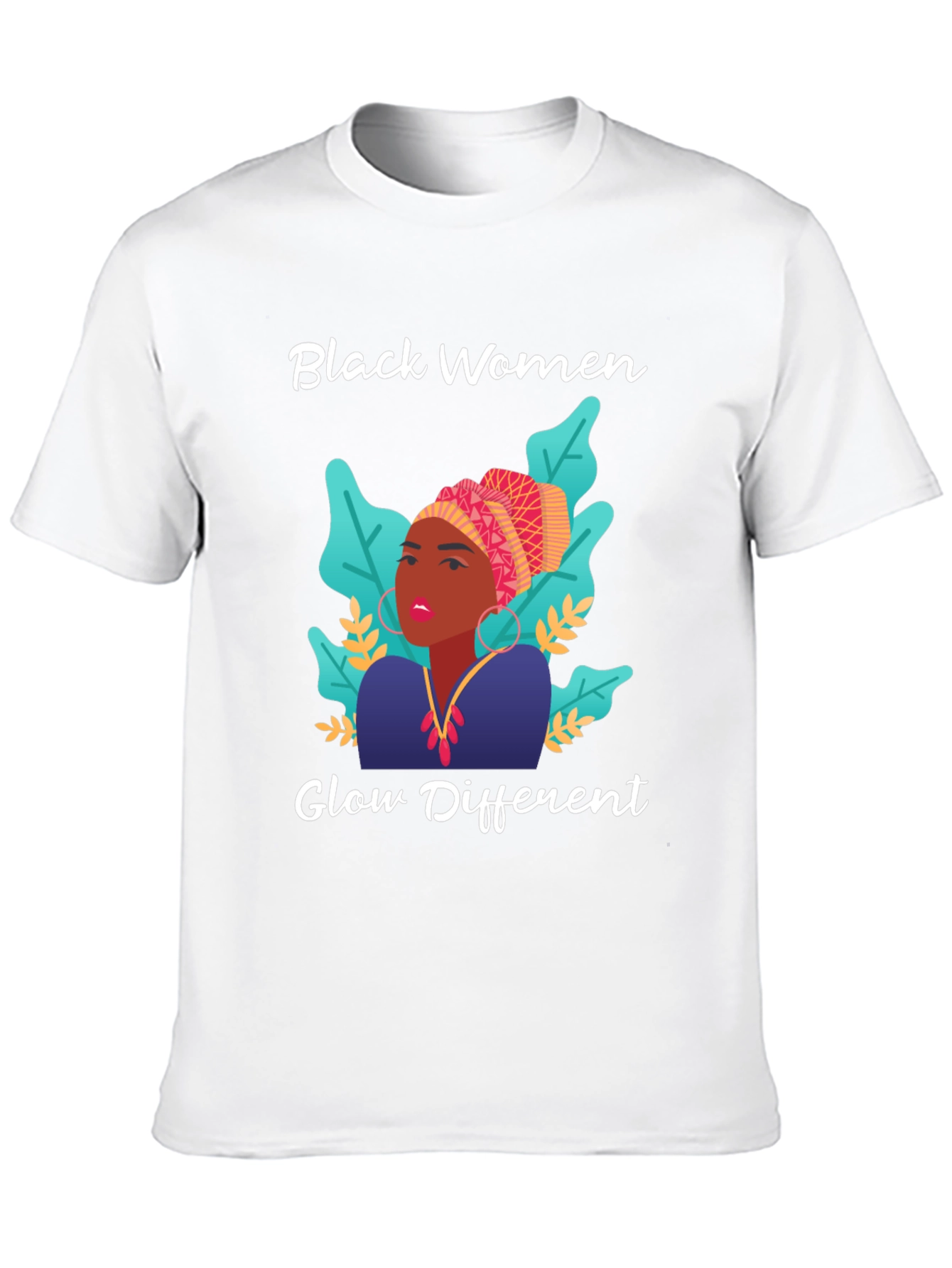 Camiseta Negra: Mujeres Negras Brillan Diferente