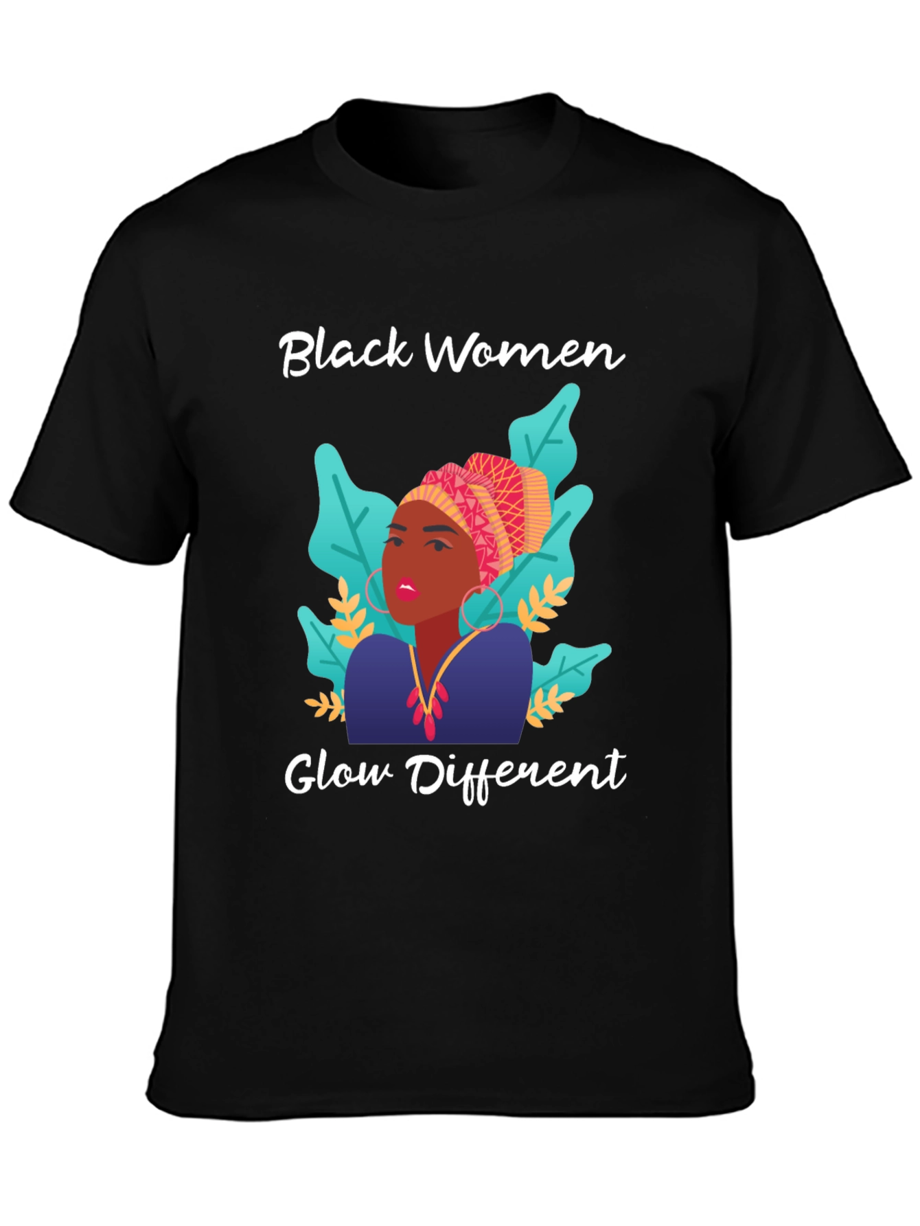 Camiseta Negra: Mujeres Negras Brillan Diferente