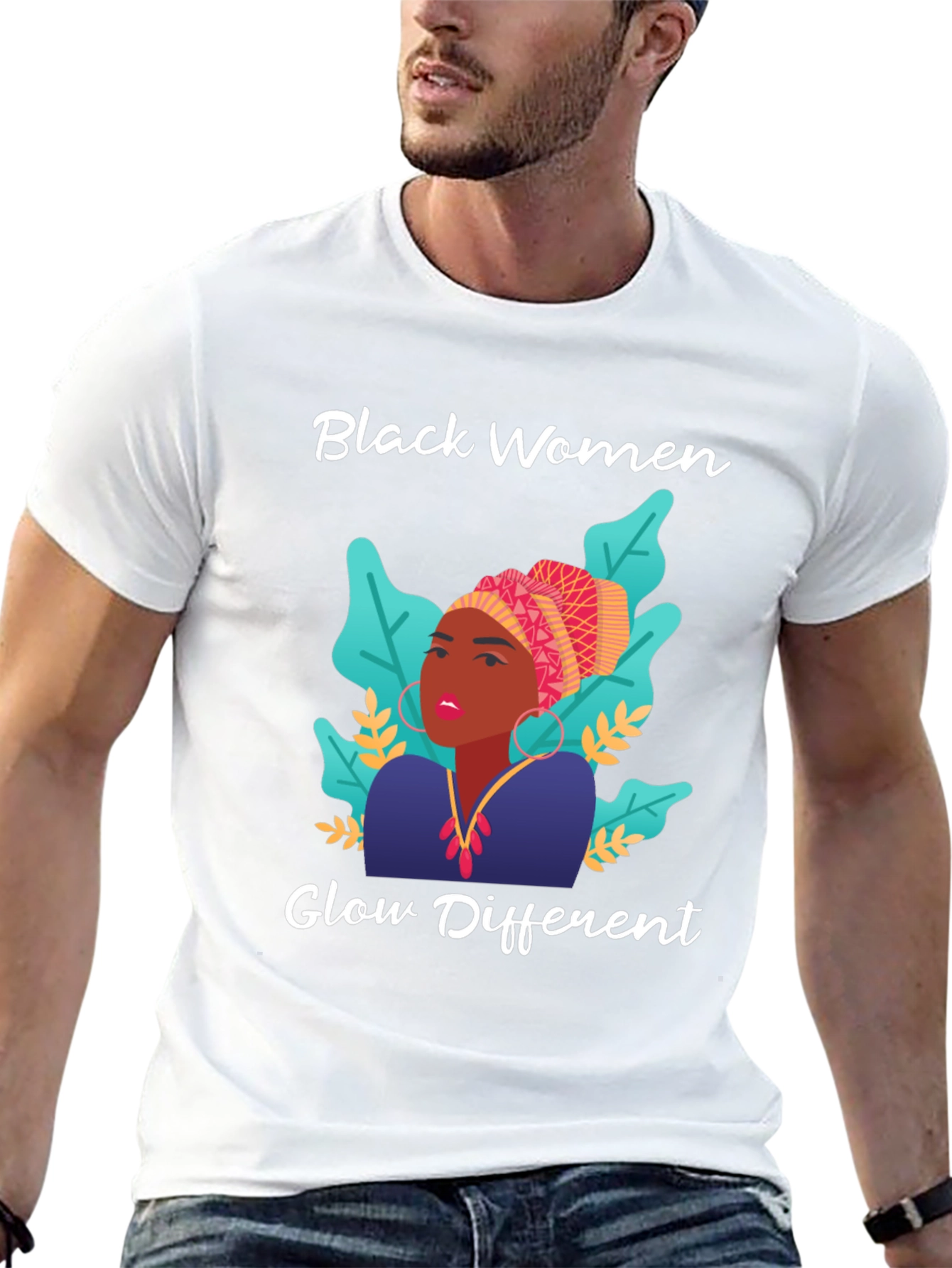 Camiseta Negra: Mujeres Negras Brillan Diferente