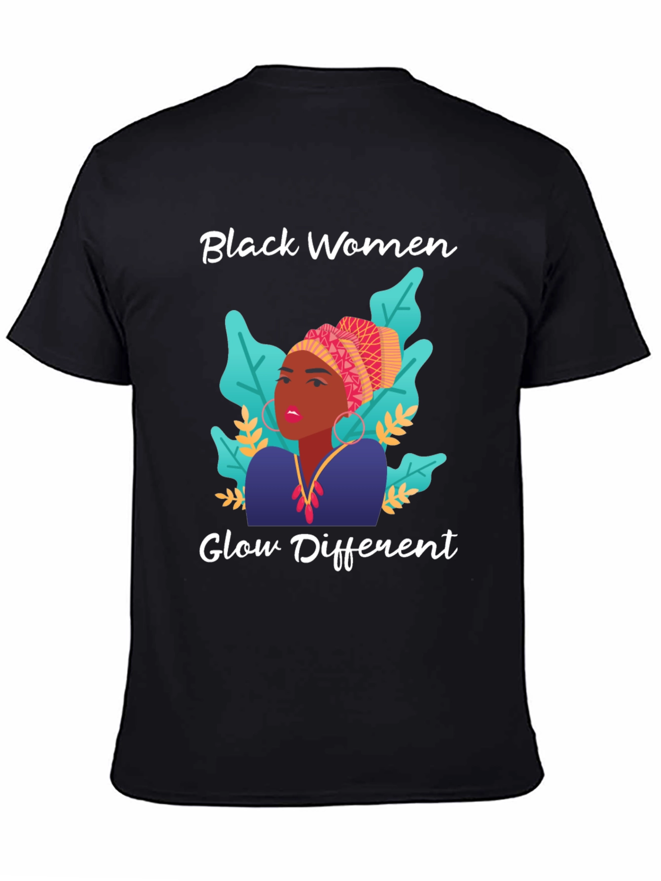 Camiseta Negra: Mujeres Negras Brillan Diferente