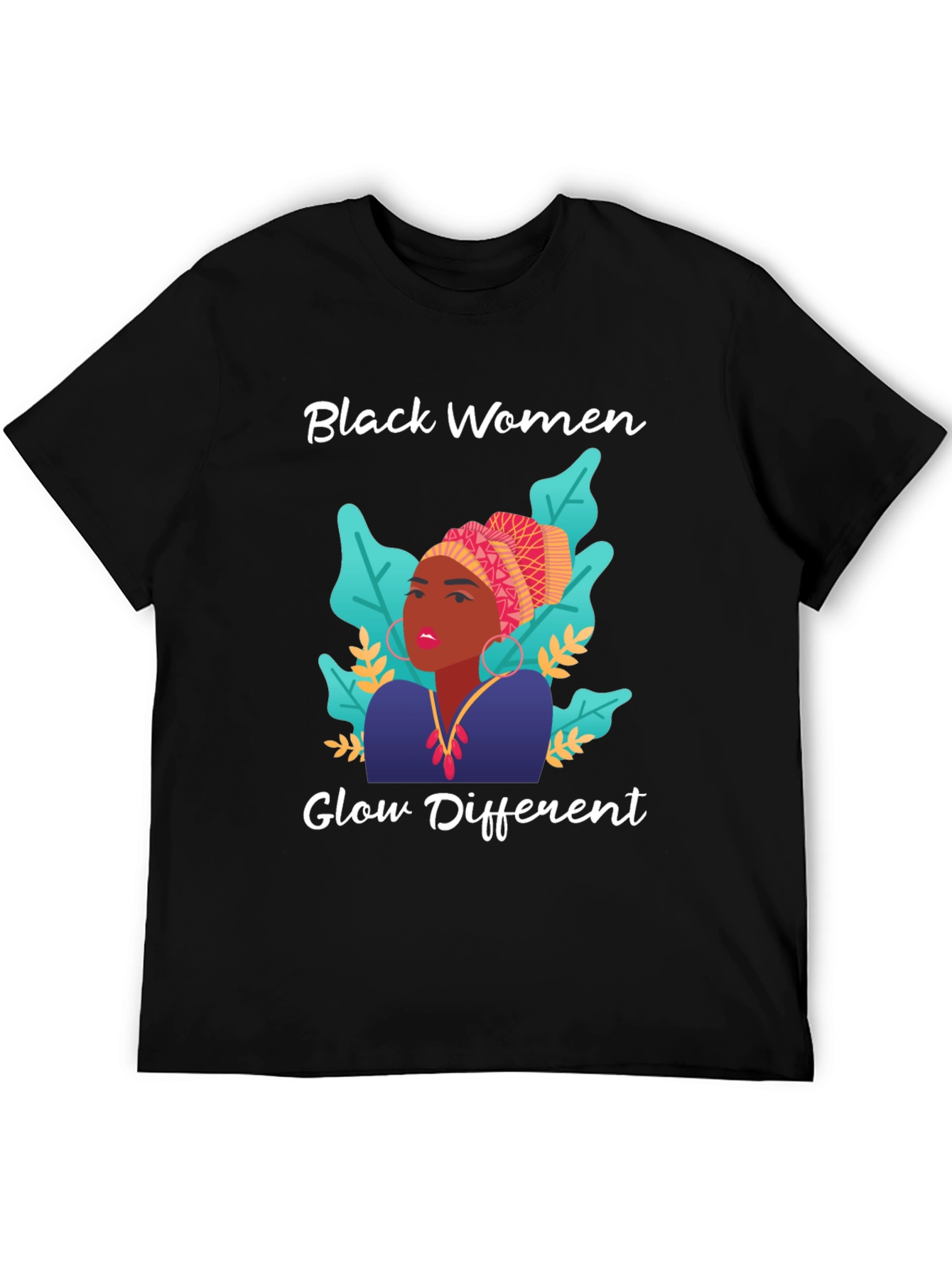 Camiseta Negra: Mujeres Negras Brillan Diferente