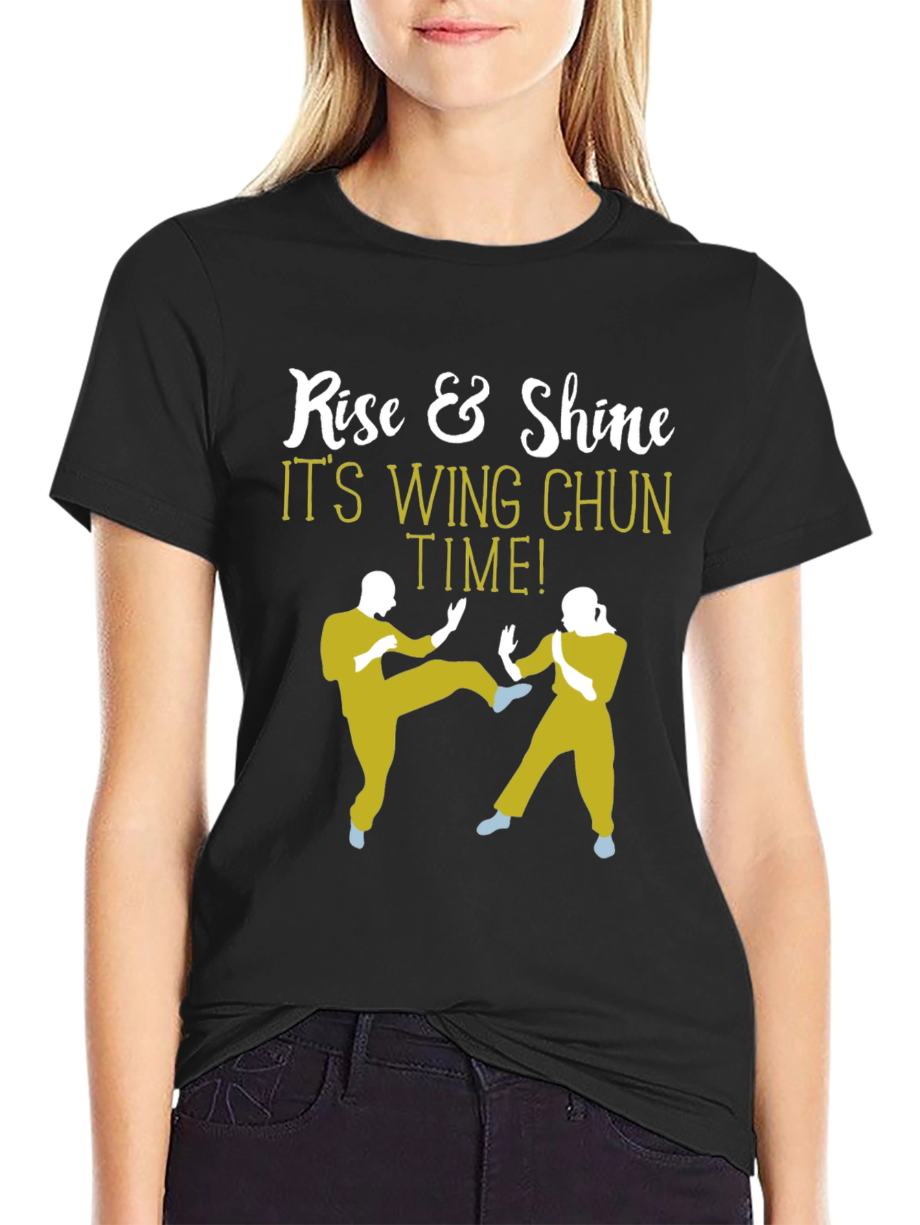 Camiseta Wing Chun: ¡Levántate y Brilla!