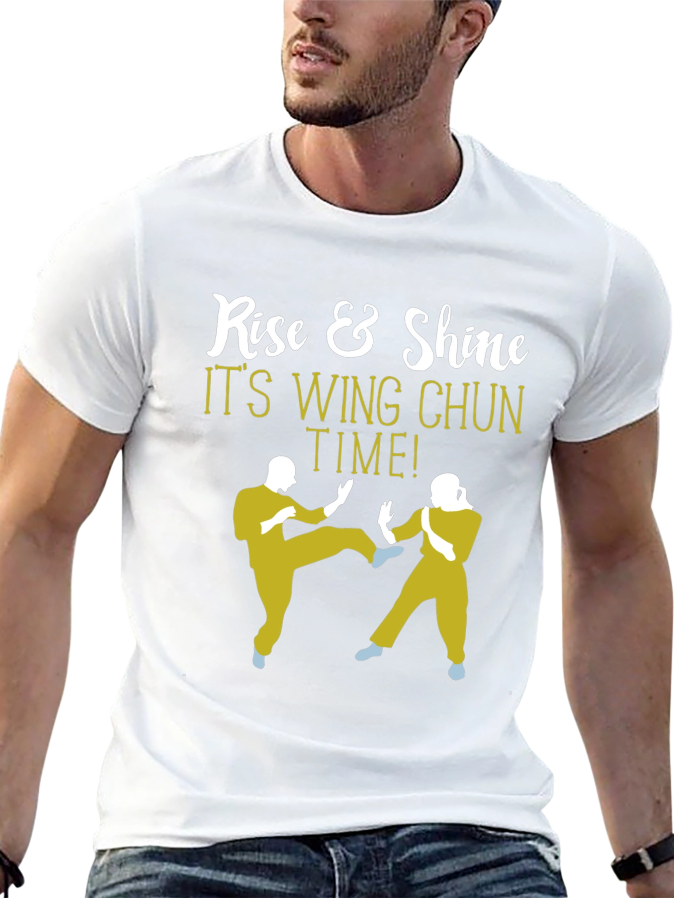 Camiseta Wing Chun: ¡Levántate y Brilla!