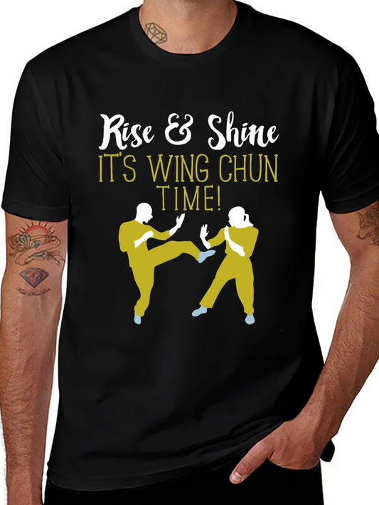 Camiseta Wing Chun: ¡Levántate y Brilla!