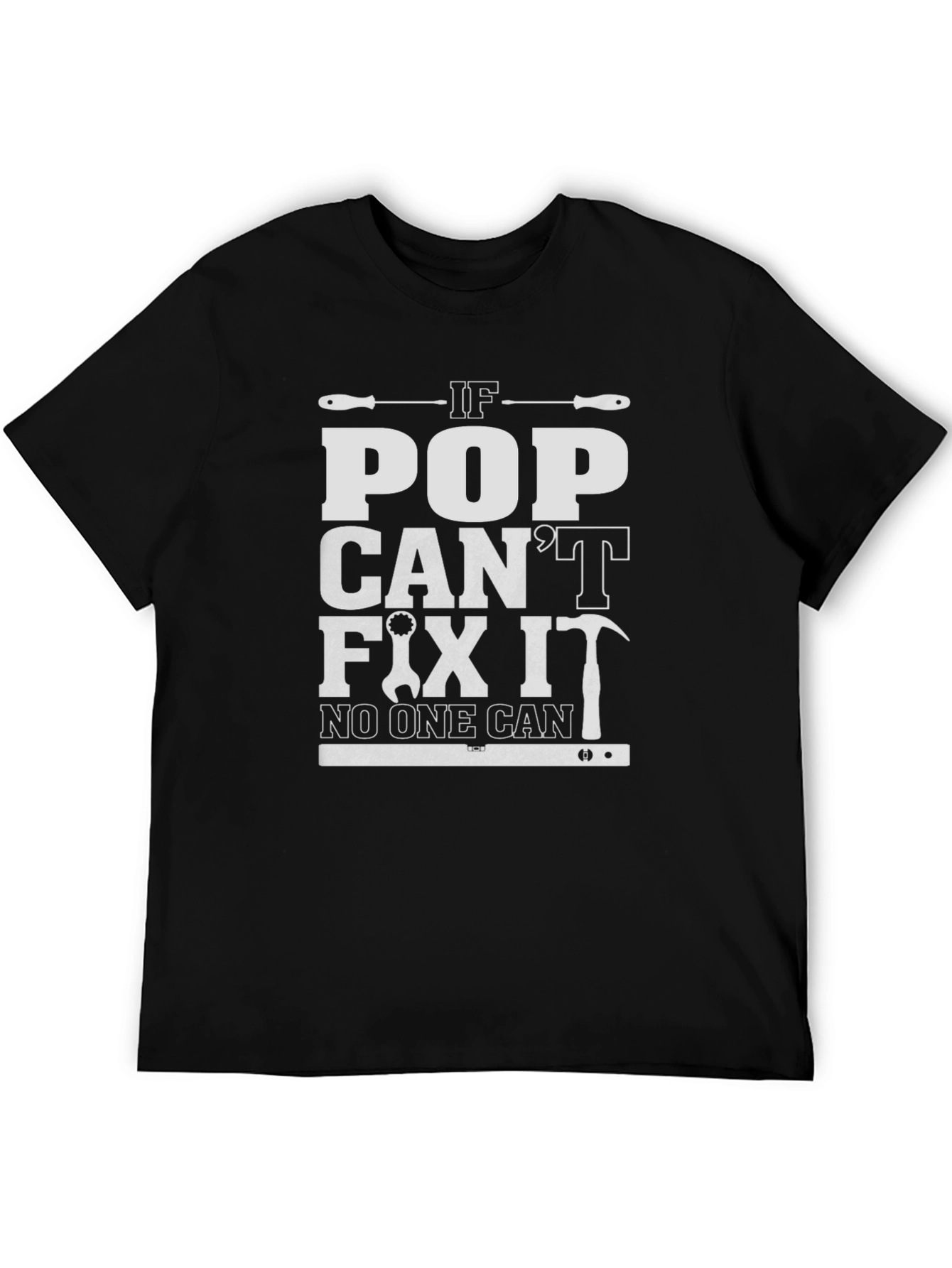Camiseta Negra Si Papá No Puede Arreglarlo