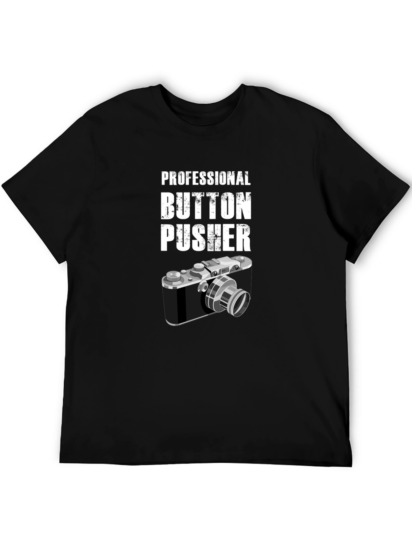 Camiseta Negra Professional Button Pusher