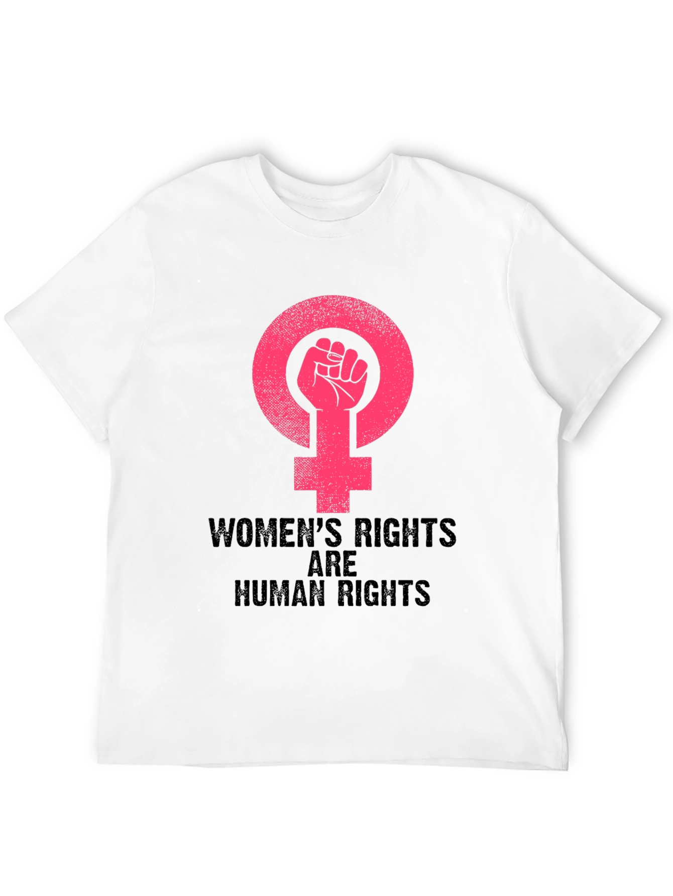 Camiseta Negra Feminista: Derechos de la Mujer