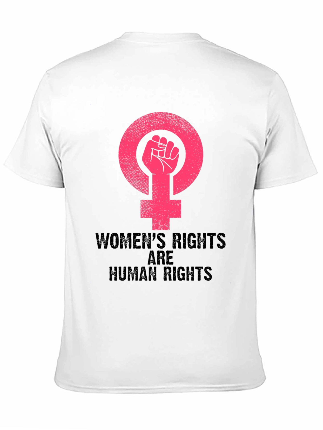 Camiseta Negra Feminista: Derechos de la Mujer