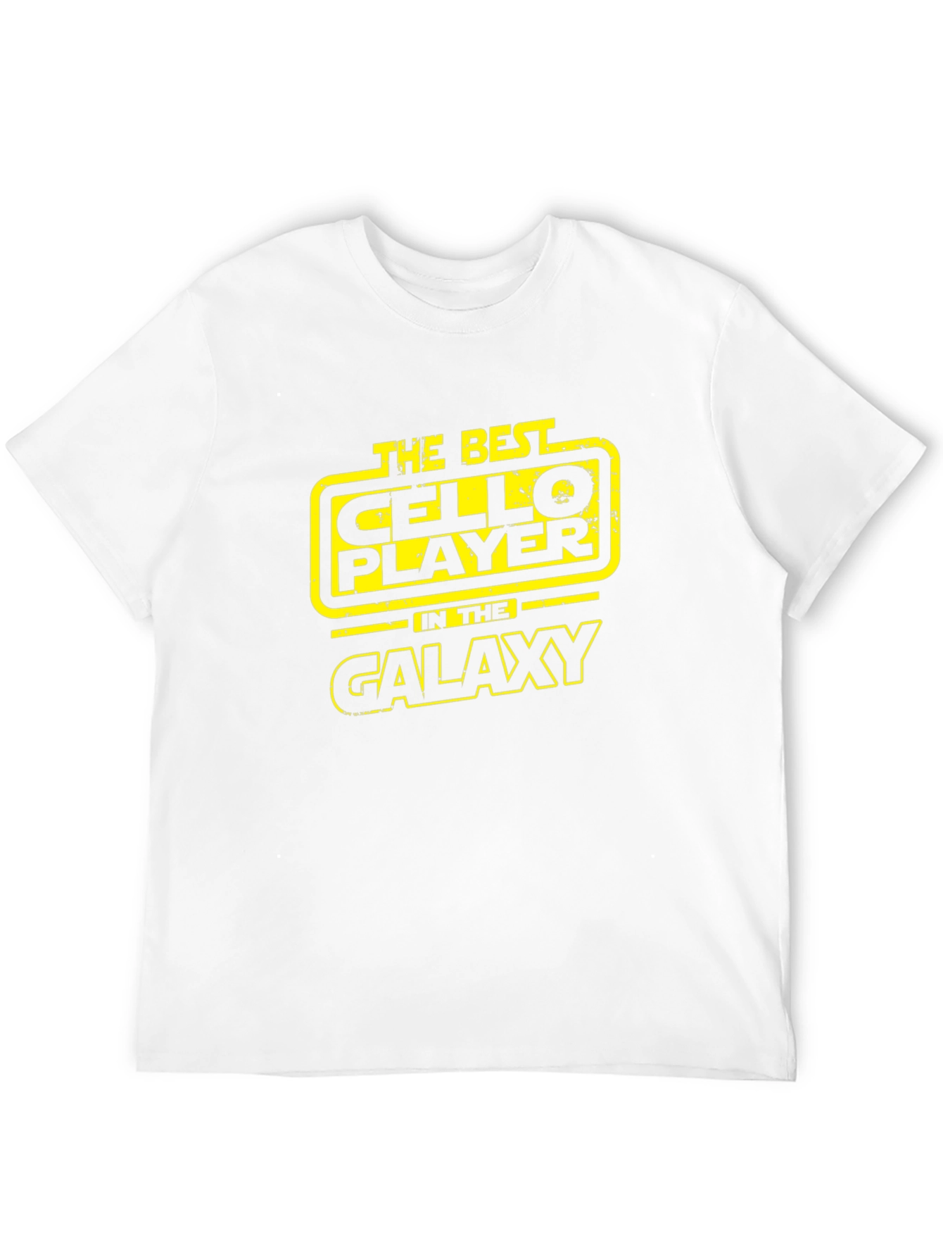 Camiseta Negra The Best Cello Player in the Galaxy