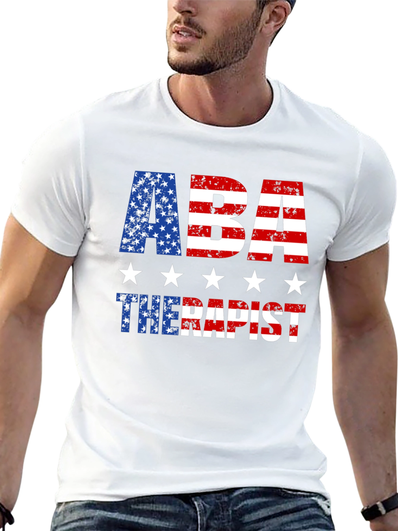 Camiseta Patriótica ABA Therapist
