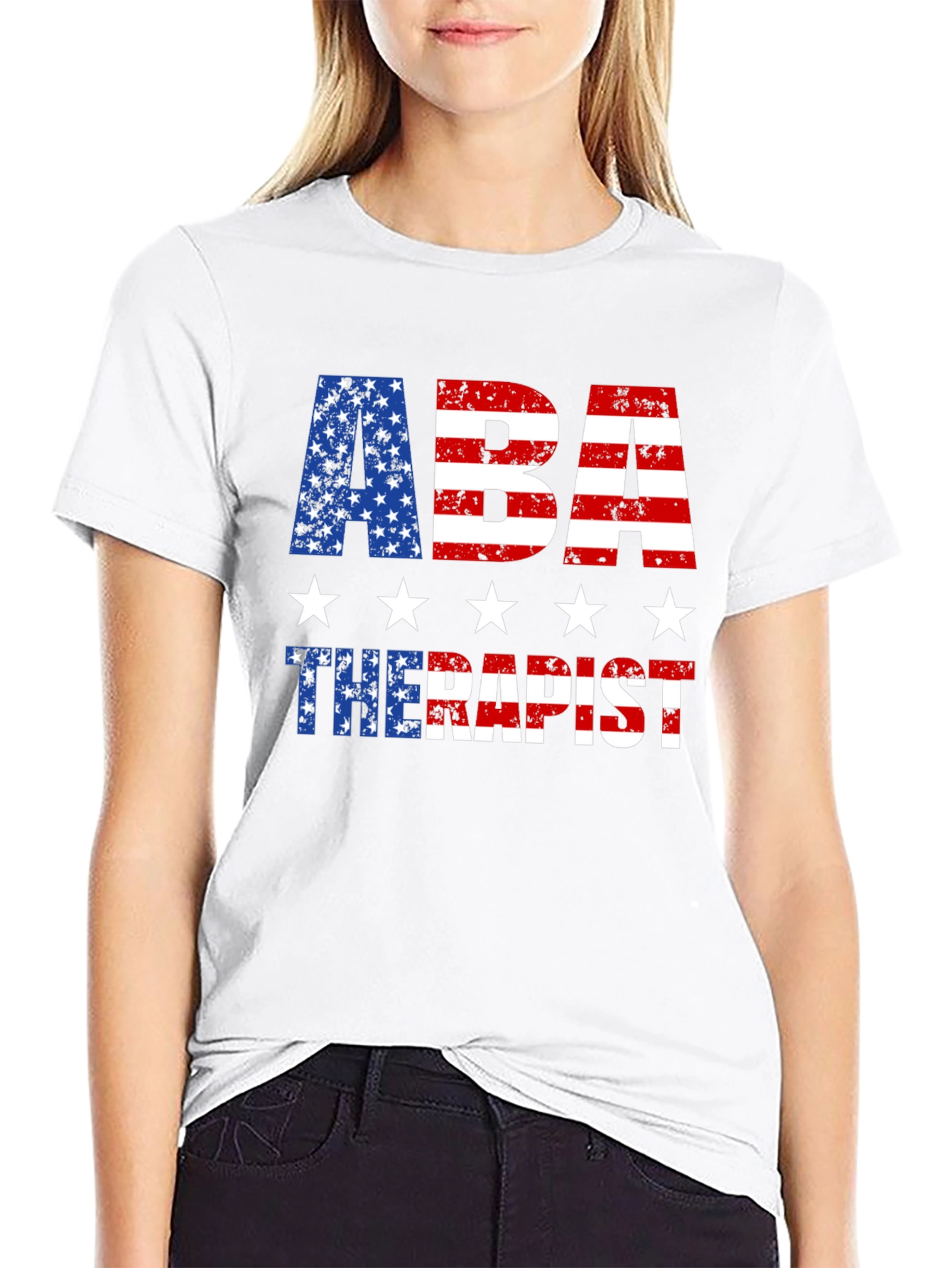 Camiseta Patriótica ABA Therapist
