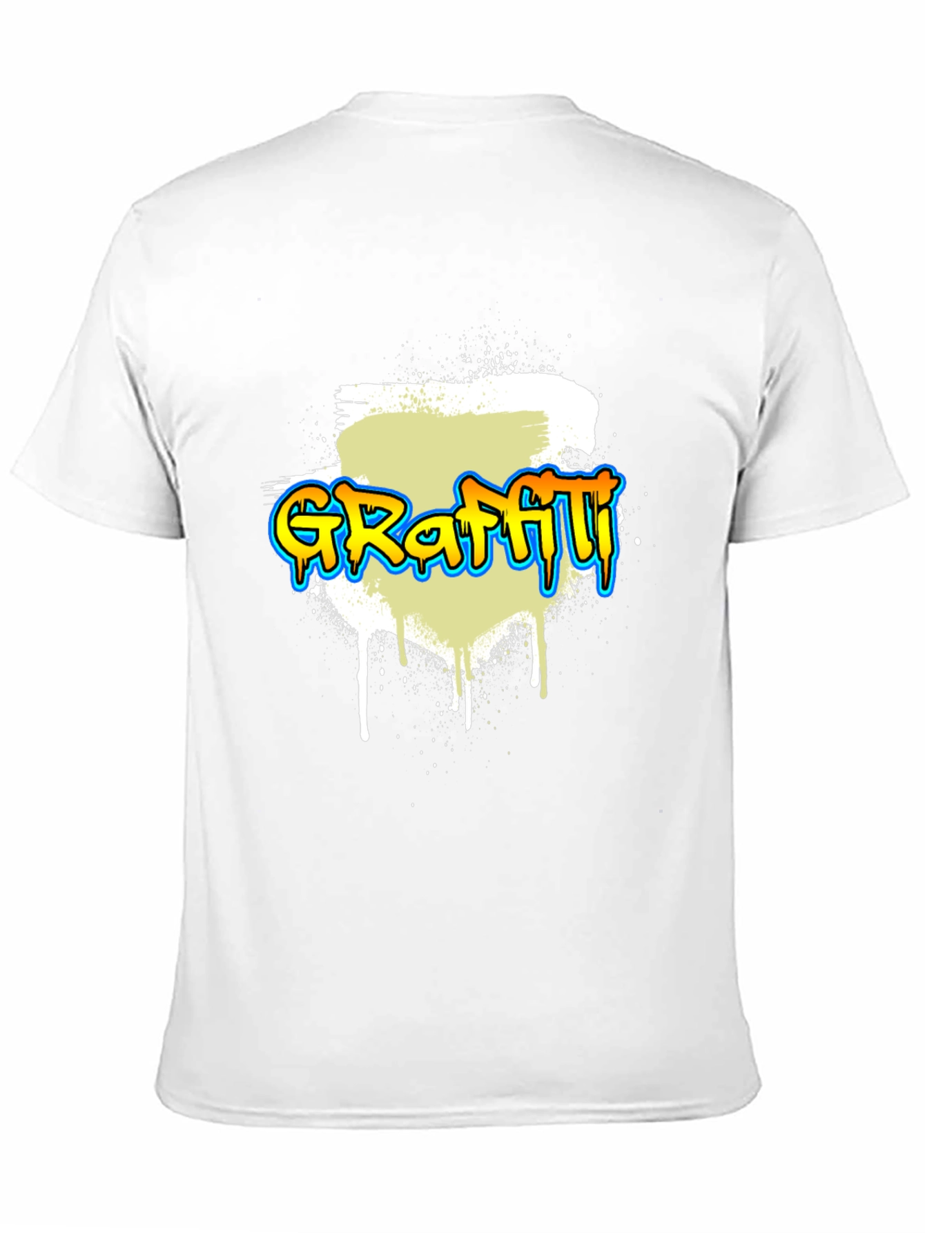 Camiseta Negra Graffiti - Estilo Urbano y Moderno