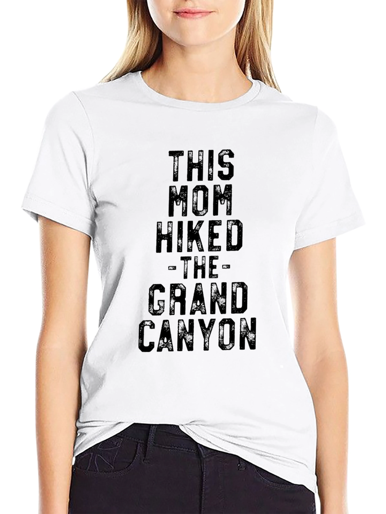 Camiseta Negra This Mom Hiked The Grand Canyon