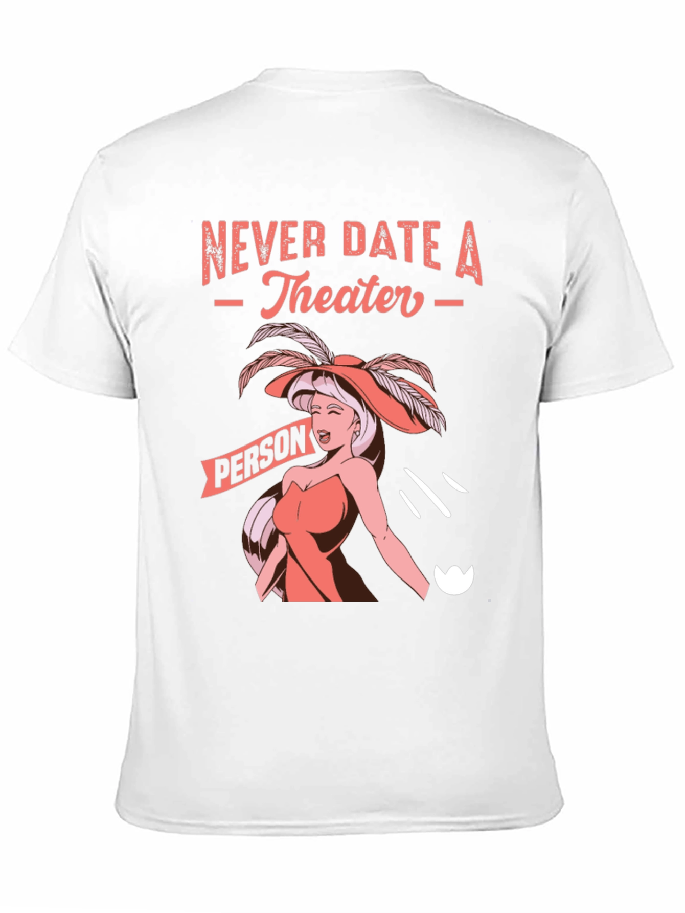 Camiseta Negra: Nunca Salgas con Gente de Teatro