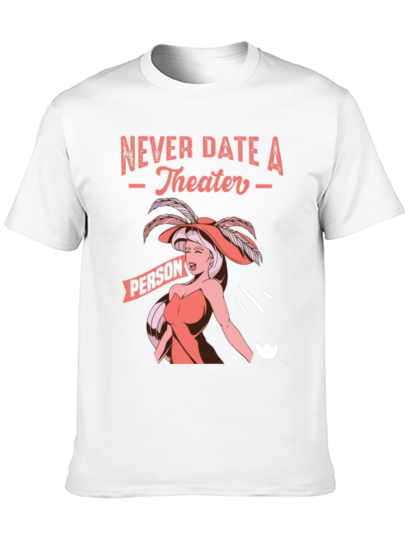Camiseta Negra: Nunca Salgas con Gente de Teatro